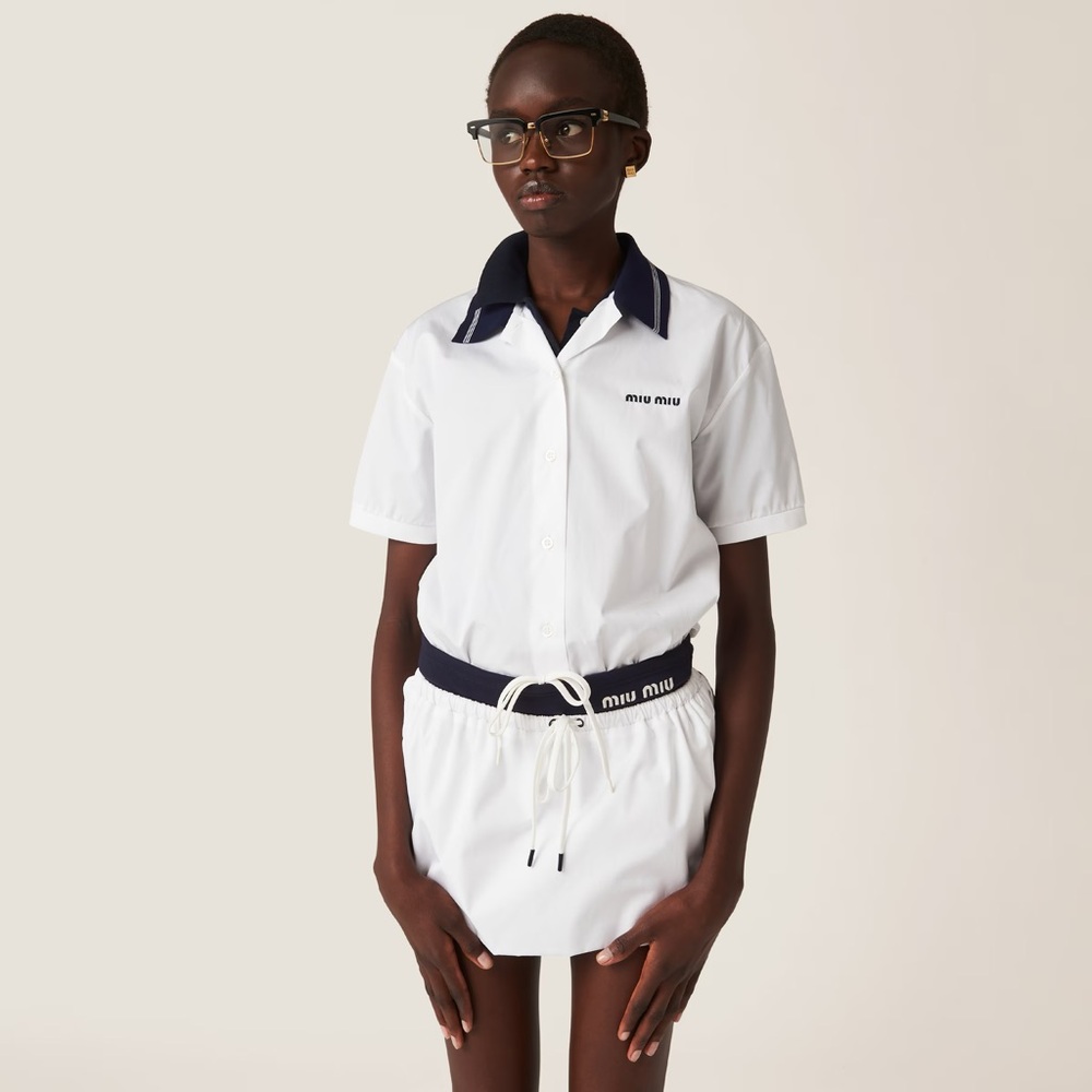 Miu Miu Poplin Shirt | NWT | Size 40